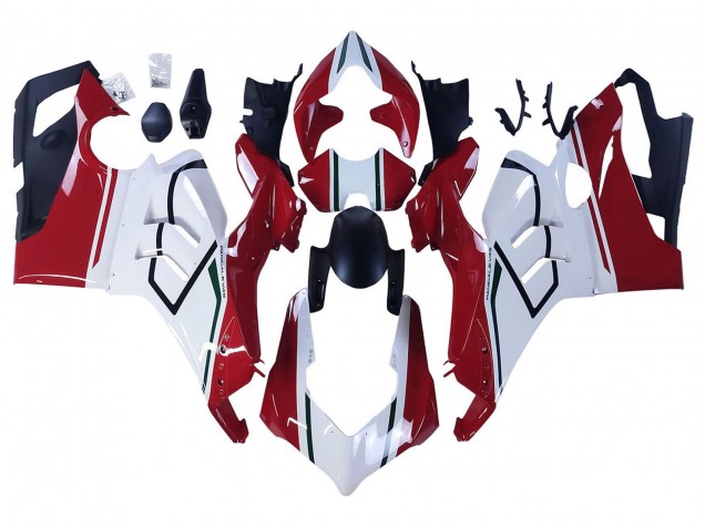 2020-2021 Ducati Panigale V4 V4S Motorcycle Fairings - White Red Green Matte Black UK