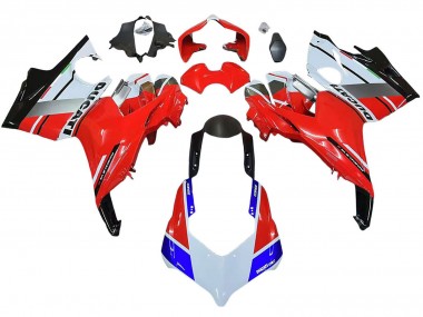 Buy 2018-2019 Ducati Panigale V4 V4S Motorcycle Fairings - White Silver Red Glossy Black UK