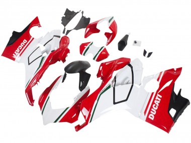 Buy 2018-2019 Ducati Panigale V4 V4S Motorcycle Fairings - White Red Matte Black UK