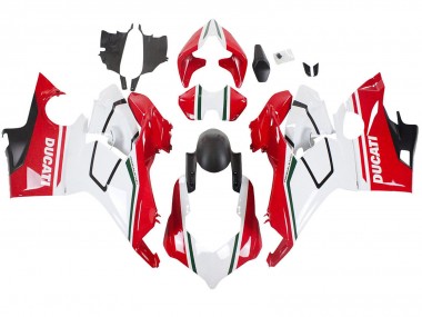 Buy 2018-2019 Ducati Panigale V4 V4S Motorcycle Fairings - White Red Matte Black UK