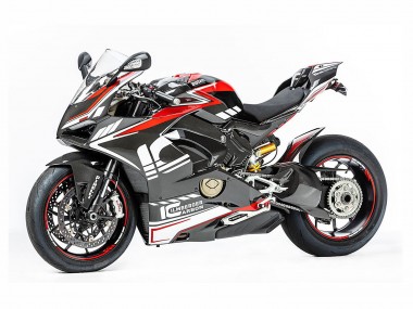Buy 2018-2019 Ducati Panigale V4 V4S Motorcycle Fairings - Red Black Grey Aruba 45 UK