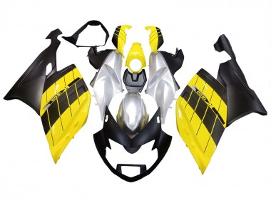 Buy 2005-2010 BMW K1200S Motorcycle Fairings - Yellow Silver Matte Black UK