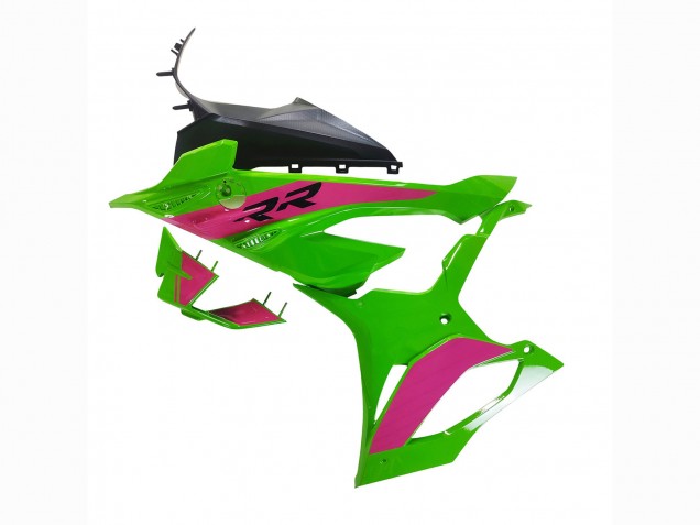 2023-2024 BMW S1000RR Motorcycle Fairings - Pink Green Black UK