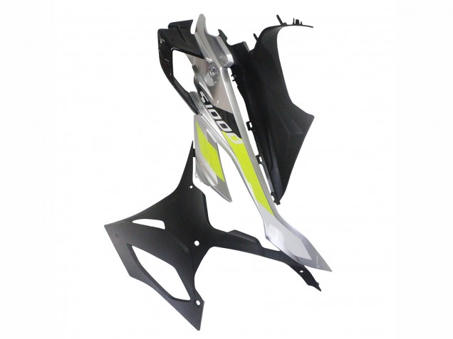 2023-2024 BMW S1000RR Motorcycle Fairings - Silver Matte Black Lime Green UK