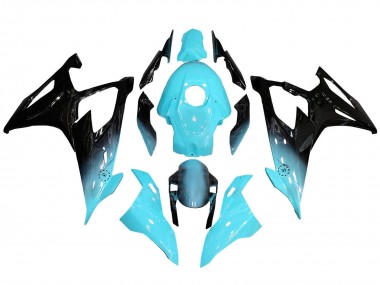 Buy 2019-2022 BMW S1000RR Motorcycle Fairings - Light Blue Black UK