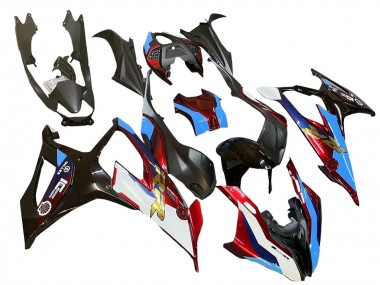 Buy 2019-2022 BMW S1000RR Motorcycle Fairings - Black Red Blue UK
