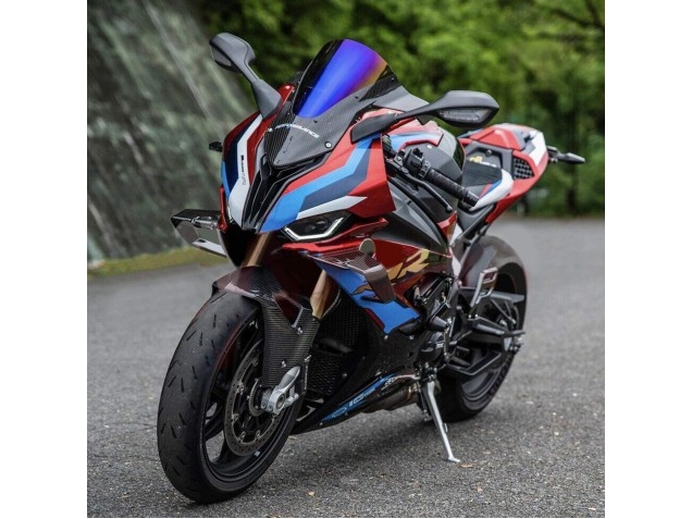 2019-2022 BMW S1000RR Motorcycle Fairings - Black Red Blue UK