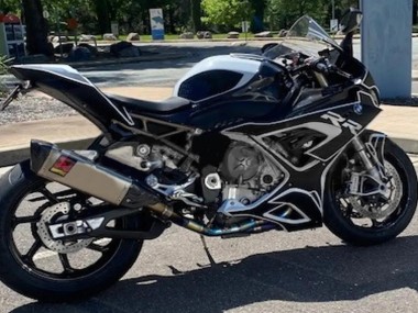 Buy 2019-2022 BMW S1000RR Motorcycle Fairings - Black White UK