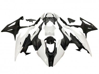 Buy 2019-2022 BMW S1000RR Motorcycle Fairings - Matte Black White UK