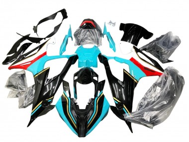 Buy 2019-2022 BMW S1000RR Motorcycle Fairings - Black Sky Blue Red UK
