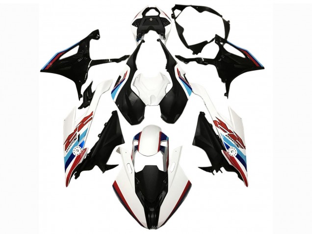 2019-2022 BMW S1000RR Motorcycle Fairing - Black White Blue UK