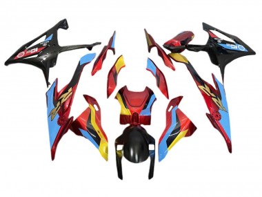 Buy 2019-2022 BMW S1000RR Motorcycle Fairings - Light Blue Red Gold UK