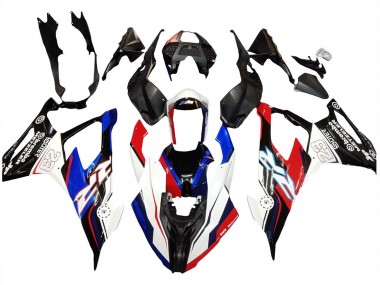 Buy 2019-2022 BMW S1000RR Motorcycle Fairings - Blue Red White 23 UK