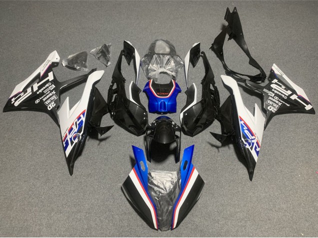2019-2022 BMW S1000RR Motorcycle Fairings - White Black Blue UK