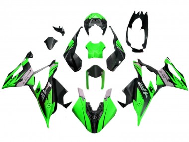 Buy 2019-2022 BMW S1000RR Motorcycle Fairings - Green Black UK