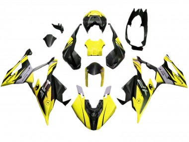 Buy 2019-2022 BMW S1000RR Motorcycle Fairings - Matte Yellow Black UK