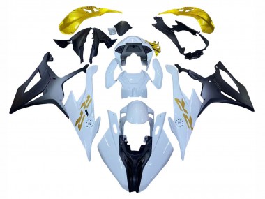 Buy 2019-2022 BMW S1000RR Motorcycle Fairings - White Gold UK