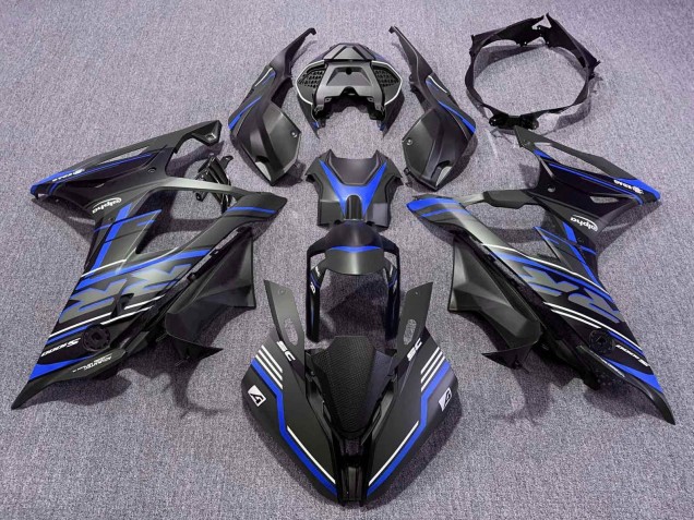 2019-2022 BMW S1000RR Motorcycle Fairing - Black Blue UK