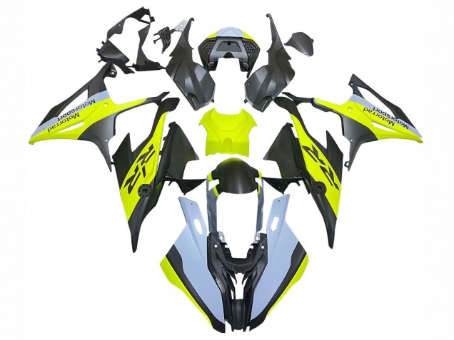 2019-2022 BMW S1000RR Motorcycle Fairings - Black Yellow Grey UK