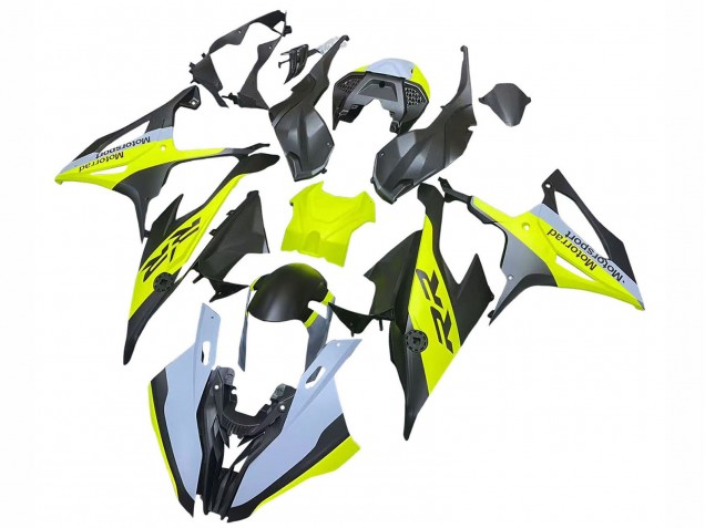 2019-2022 BMW S1000RR Motorcycle Fairings - Black Yellow Grey UK