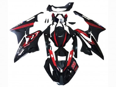 Buy 2017-2018 BMW S1000RR Motorcycle Fairing - Red Glossy Black Matte Black UK