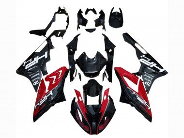 Buy 2017-2018 BMW S1000RR Motorcycle Fairing - Red Glossy Black UK