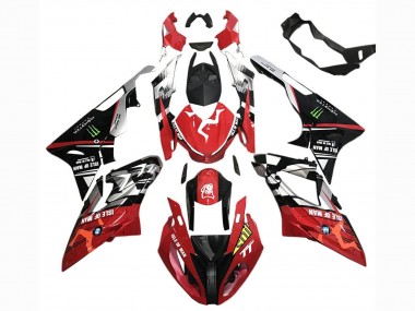 Buy 2017-2018 BMW S1000RR Motorcycle Fairings - White Red Matte Black Green Monster UK