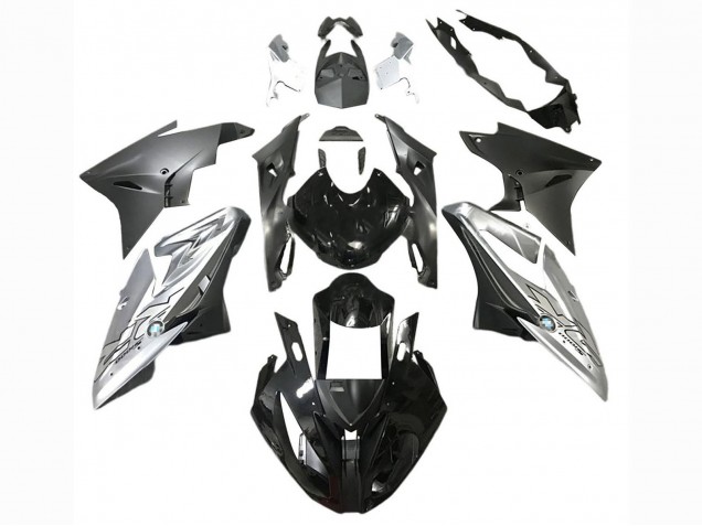 2017-2018 BMW S1000RR Motorcycle Fairing - Silver Black UK
