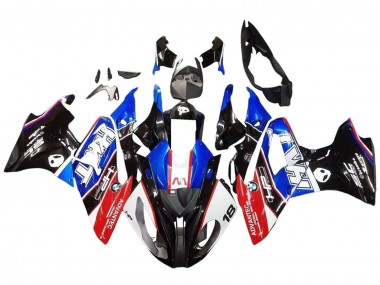 Buy 2017-2018 BMW S1000RR Motorcycle Fairings Kits - White Blue Red Glossy Black UK
