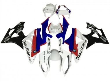 Buy 2017-2018 BMW S1000RR Motorcycle Fairings Kit - White Blue Red Glossy Black UK
