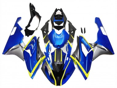 Buy 2017-2018 BMW S1000RR Motorcycle Fairings - Silver Blue Yellow UK