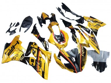 Buy 2017-2018 BMW S1000RR Motorcycle Fairings - Gold Black Tyco UK