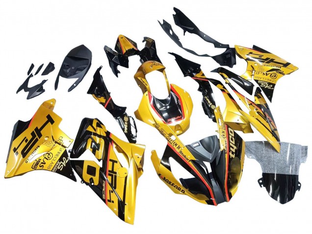 2017-2018 BMW S1000RR Motorcycle Fairings - Gold Black Tyco UK