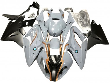 Buy 2017-2018 BMW S1000RR Motorcycle Fairings - Nardo Grey Matte Black UK