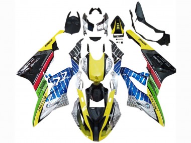 Buy 2017-2018 BMW S1000RR Motorcycle Fairings - Yellow Blue Red Green Black VR UK