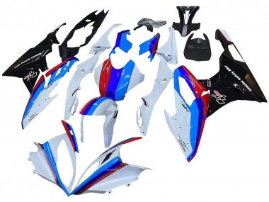 Buy 2015-2016 BMW S1000RR Motorcycle Fairing Kits - White Red Blue Glossy Black UK