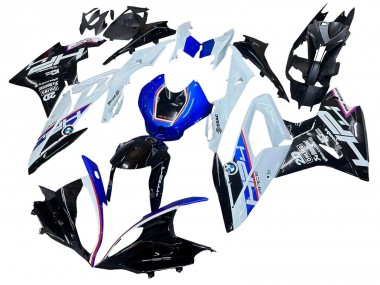 Buy 2015-2016 BMW S1000RR Motorcycle Fairing Kits - White Blue Glossy Black UK