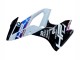 2015-2016 BMW S1000RR Motorcycle Fairing Kits - White Blue Glossy Black UK