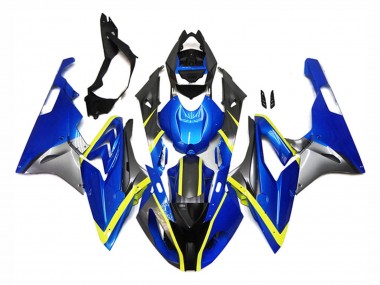 Buy 2015-2016 BMW S1000RR Motorcycle Fairings - Silver Yellow Blue UK