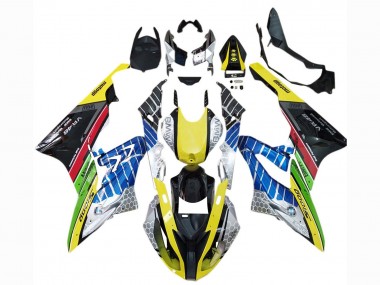Buy 2015-2016 BMW S1000RR Motorcycle Fairings - Yellow Blue Green Red Black VR 46 UK