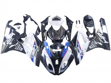 Buy 2015-2016 BMW S1000RR Motorcycle Fairings - White Blue Black Carbon Fiber UK