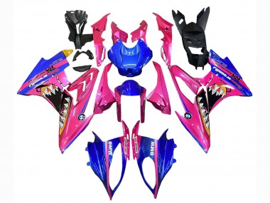 Buy 2015-2016 BMW S1000RR Motorcycle Fairings - Pink Blue Shark UK