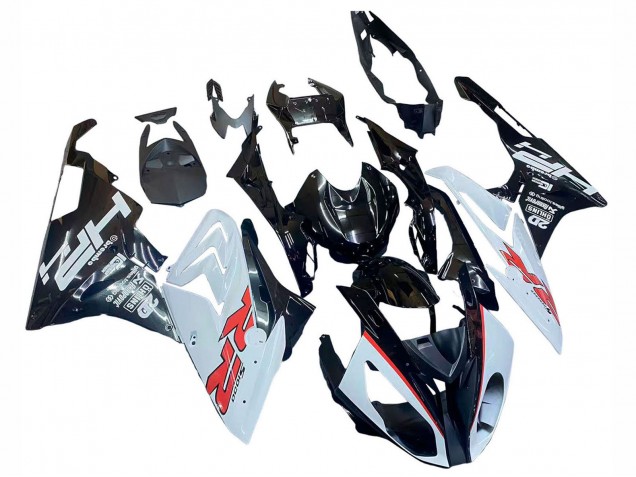 2015-2016 BMW S1000RR Motorcycle Fairings - White Glossy Black UK