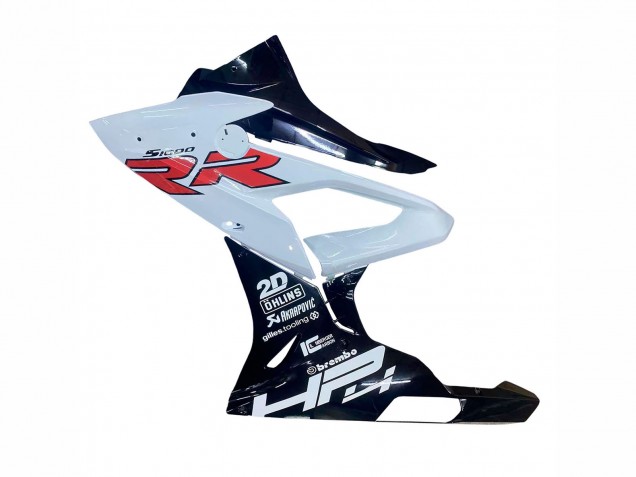 2015-2016 BMW S1000RR Motorcycle Fairings - White Glossy Black UK