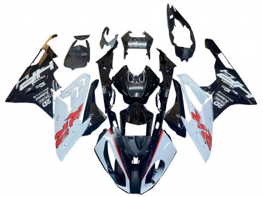 Buy 2015-2016 BMW S1000RR Motorcycle Fairings - White Glossy Black UK
