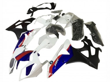 Buy 2009-2014 BMW S1000RR Motorcycle Fairings - White Red Blue Black UK