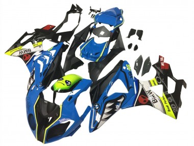 Buy 2009-2014 BMW S1000RR Motorcycle Fairings - Blue Yellow Red Black Shark VR 46 UK