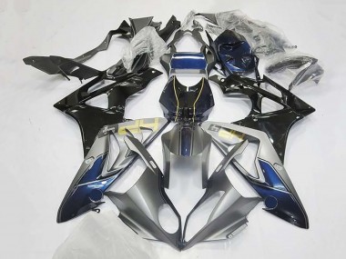 Buy 2009-2014 BMW S1000RR Motorcycle Fairings - Silver Blue Glossy Black UK