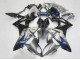 2009-2014 BMW S1000RR Motorcycle Fairings - Silver Blue Glossy Black UK