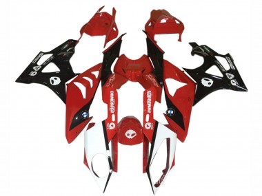 Buy 2009-2014 BMW S1000RR Motorcycle Fairings - Red White Glossy Black UK
